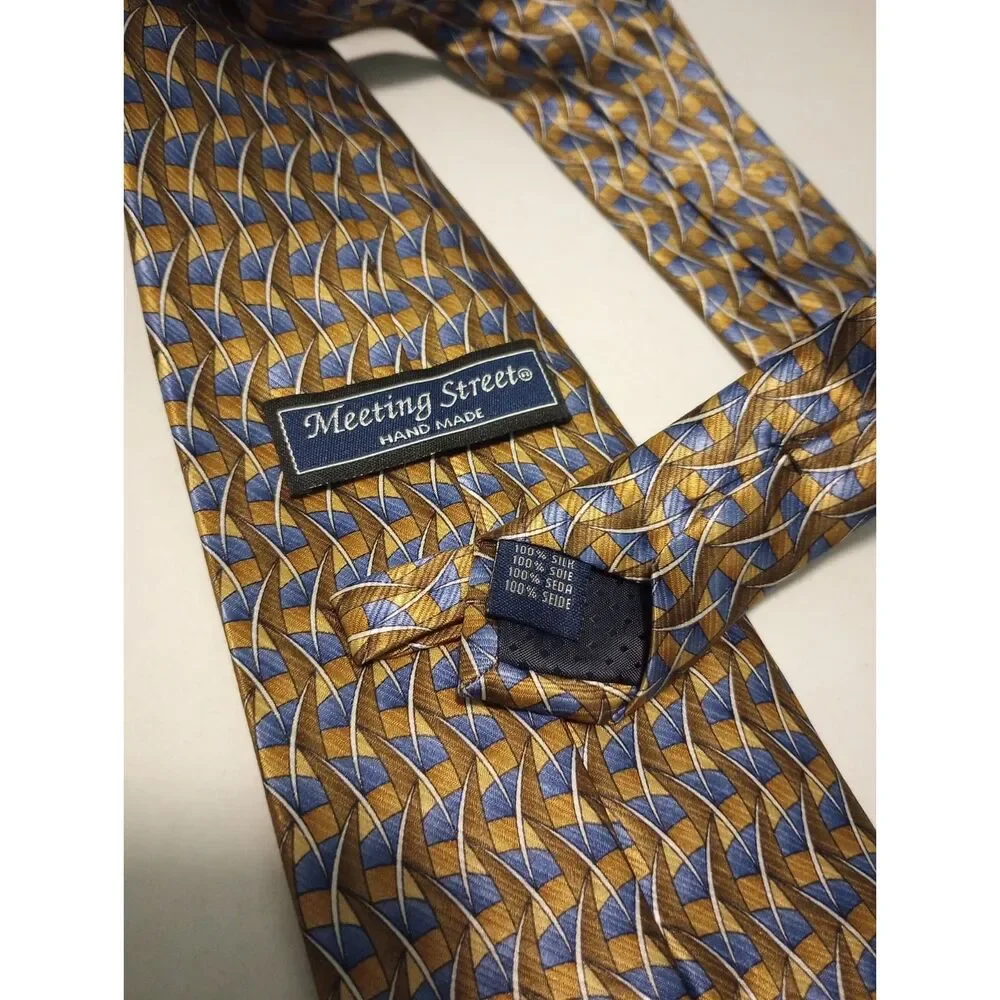 Meeting Street 100% Silk Men's Neck Tie 61 inches